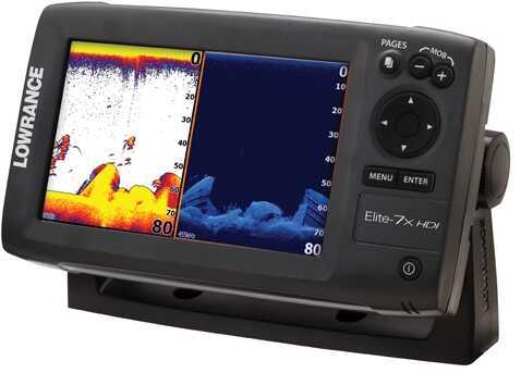 Lowrance Elite-7X Fishfinder No Xdcr Md:000-10965-001