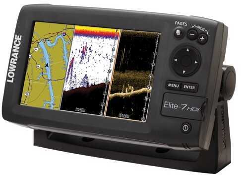 Lowrance Elite-7 Combo Base W/Xdcr 50/200 455/800