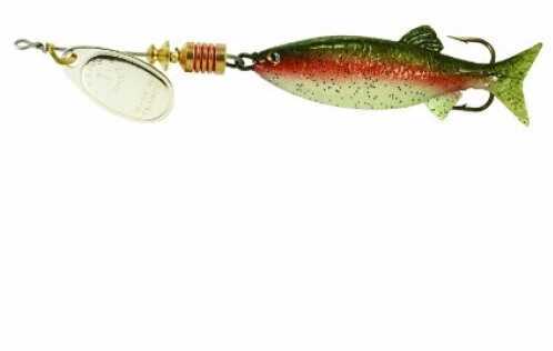 Mepps Comet Minnow 1/6Oz Silver Blade Rainbow Trout Md#: C1M S-RBT