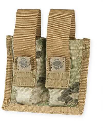 Double Pistol Mag Pouch W/ Griptite Multicam