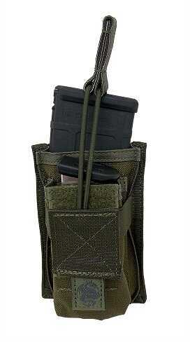 T ACP rogear OD Green Single Rifle Mag With Front Pouch