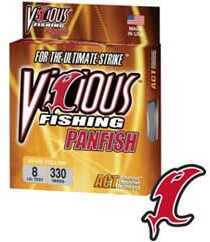 Vicious Panfish Line 330Yd Hi Vis Yellow 2Lb PYL2