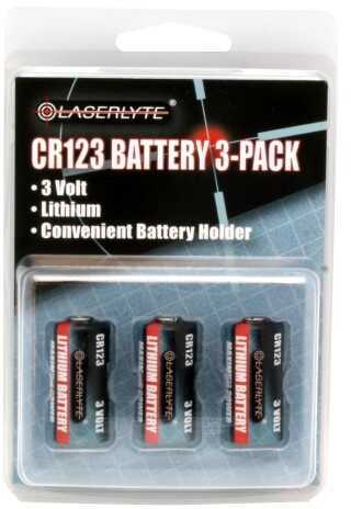 Laserlyte Cr-123 Batteries 3 Pack Bat-Cr123