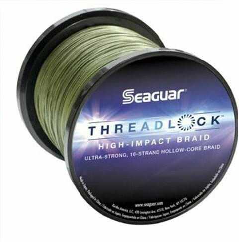 Seaguar Threadlock Braided Line Green 600 Yards 80 Pound