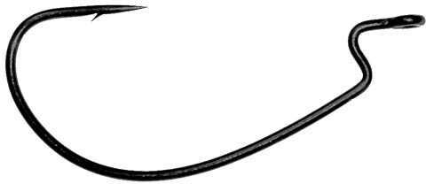 Daiichi Worm/Tube Hook Black Ni 6Pk 2/0 Fatgap