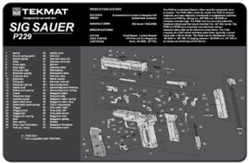 TekMat Sig Sauer P229 Handgun Mat 17-Sig229