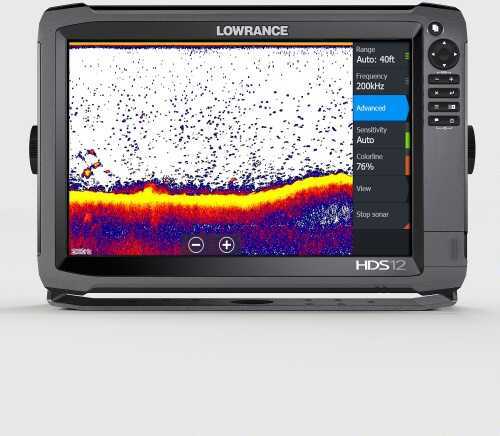 Lowrance Fish Finder HDS-12 Gen-3 /LSS-2 Bundle Md: 000-11798-001