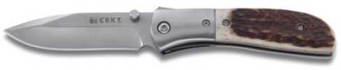 Columbia River CRKT M4 Stag Scale Folding Knife