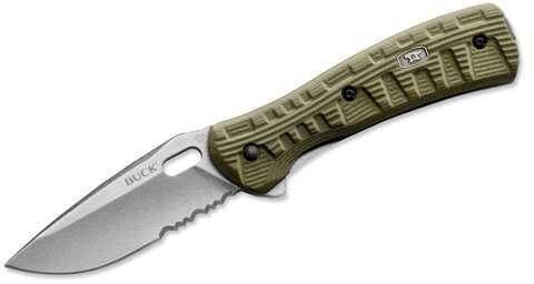 Buck Vantage Force Marine Od Green Serrated Pro 0847ODX