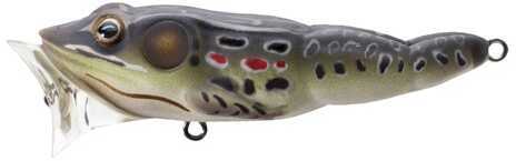 Koppers LiveTarget Frog Popper 2 1/2" 1/4Oz Brown/ Black