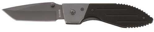 Ka-Bar Warthog Tanto Folder Plain Edge Knife 3074CP