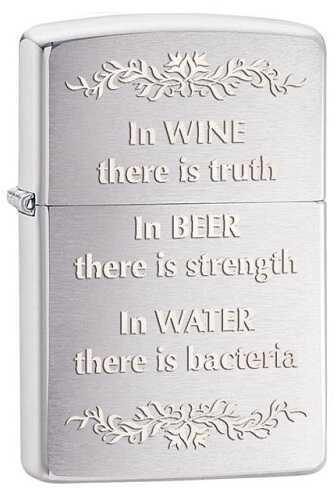 Zippo In Wine There Is Truth Lighter 28647