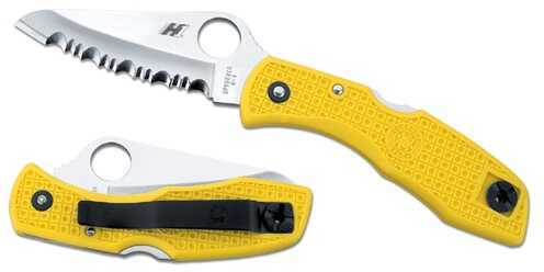 Spyderco Dragonfly2 Yellow FRN H-1 Spyderedge Knife