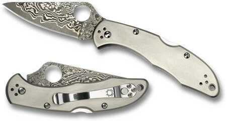 Spyderco Endura 4 Titanium Damascus Folder 3.83" Blade