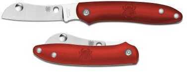 Spyderco Roadie 2.09" Folding Knife Red Md: C189PRD