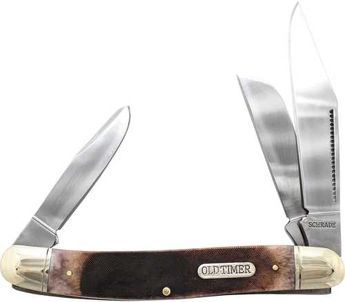 Old Timer Lumberjack Multi-Blades 3.5 in Blade Delrin Handle