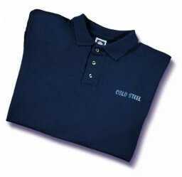 Cold Steel Navy Blue Polo Shirt Medium