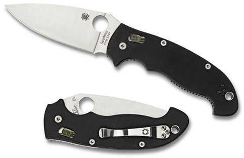 Spyderco Manix2 Xl Black G-10 Plainedge Knife