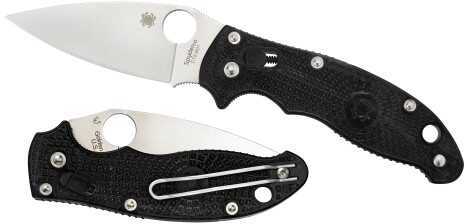 Spyderco Manix2 Black FRCP PlainEdge