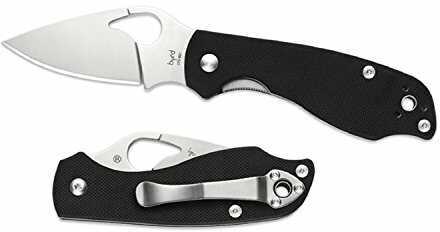 Spyderco Crow 2 Folding Knife With 2.78" Plain Edge Blade