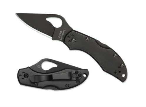 Spyderco- Robin 2 Folding Knife With 2.40" Blk Plain Edge Blade Md: By10BKP2