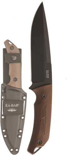 Ka-Bar Turok Fixed 6.25 in Blade Coyote Polymer Handle