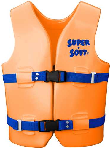 TRC Recreation Kids Super Soft USCG Vest M - Orange Breeze