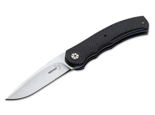 Boker Plus A2 Folding Knife-3.62in Blade-Black G-10 Handle