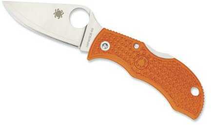 Spyderco Manbug Fldg Knife 1.97in HAP40 Blade-Orange FRN