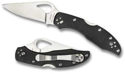 Spyderco Byrd Meadowlark2 Black G-10 Plainedge By04GP2