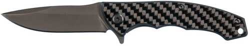 Schrade 1084281 Folder 2.7 in Gray Blade Carbon Fiber Handle