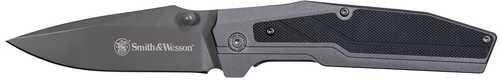 Smith & Wesson 1084300 Assisted 3.625 in Gray Blade Aluminum Handle