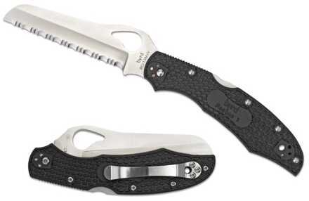 Spyderco Byrd Cara Cara2 Rescue Black FRN Serrated Edge