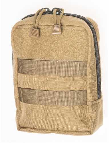 Tac Shield Vertical Organizer Molle Pouch Coyote