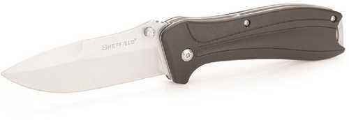 Sheffield Lookout Folder 3.5 in Black ABS Handle Plain