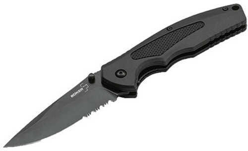 Boker Gemini Assisted 3.5 in Combo Blade Polymer Handle