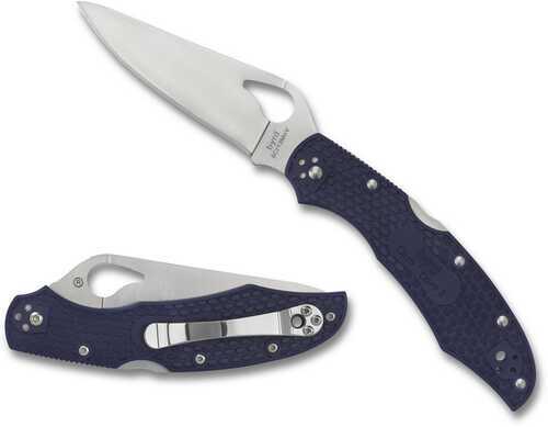 Byrd Cara Cara2 Folder 3.8 in Plain Blade Blue FRN Handle