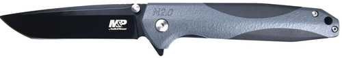 Smith & Wesson M and P Clip Folder 3.5 in Blade Rubber Handle