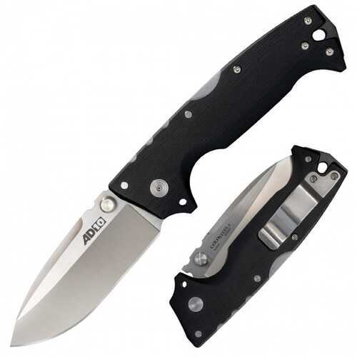 Cold Steel Cs-28Dd Ad-10 4" Folding Drop Point Plain S35VN SS Blade/Black G10 Handle Includes Pocket Clip