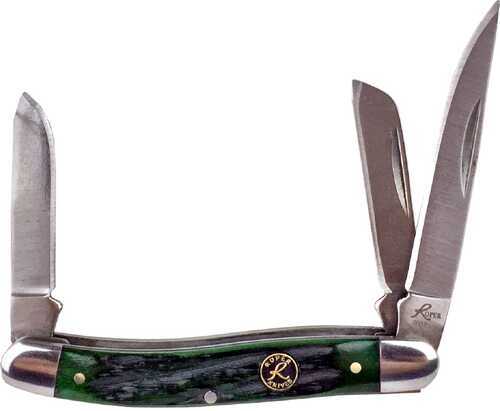 Roper Stockman 2.5 in Blade Green Jigged Bone Handle