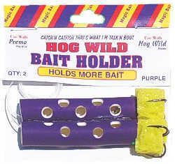 Magic Catfish Bait Hogwild Yel Baitholder Tube 2Cd