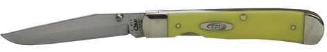 Case 3154L Cv Smooth Yellow Synthetic TrapperLock Knife