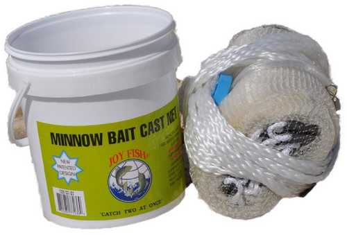 Joy Fish Cast Net - Minnow 7 Foot Radius