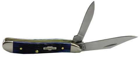 Case 6220 SS Blue Peanut Knife