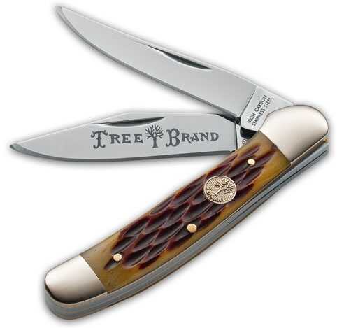 Boker 110723 Traditional Series Folder 2.75" Stainless Steel Clip Point Jigged Brown Bone