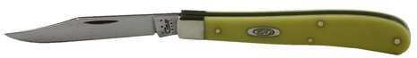 Case 31048 SS Yellow Synth Barehead Slimline Trapper Knife