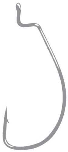 Gamakatsu 1/0 Extra Wide Gap Worm Hook Black 6 Pack 58411