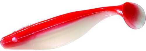 Mister Twister 2.5In. Sassy Shad Spinning Combo White/Pearl Red Back