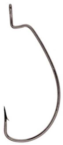 Eagle Claw Lazer Worm Hook X-Wide Gap 5Pk Plat Black