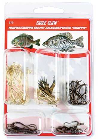 Eagle Claw Panfish Hook Assorted 80Pc